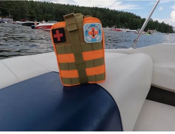 Individual First Aid Kit (IFAK) Tactical Pouch with Waterproof Dry Bag