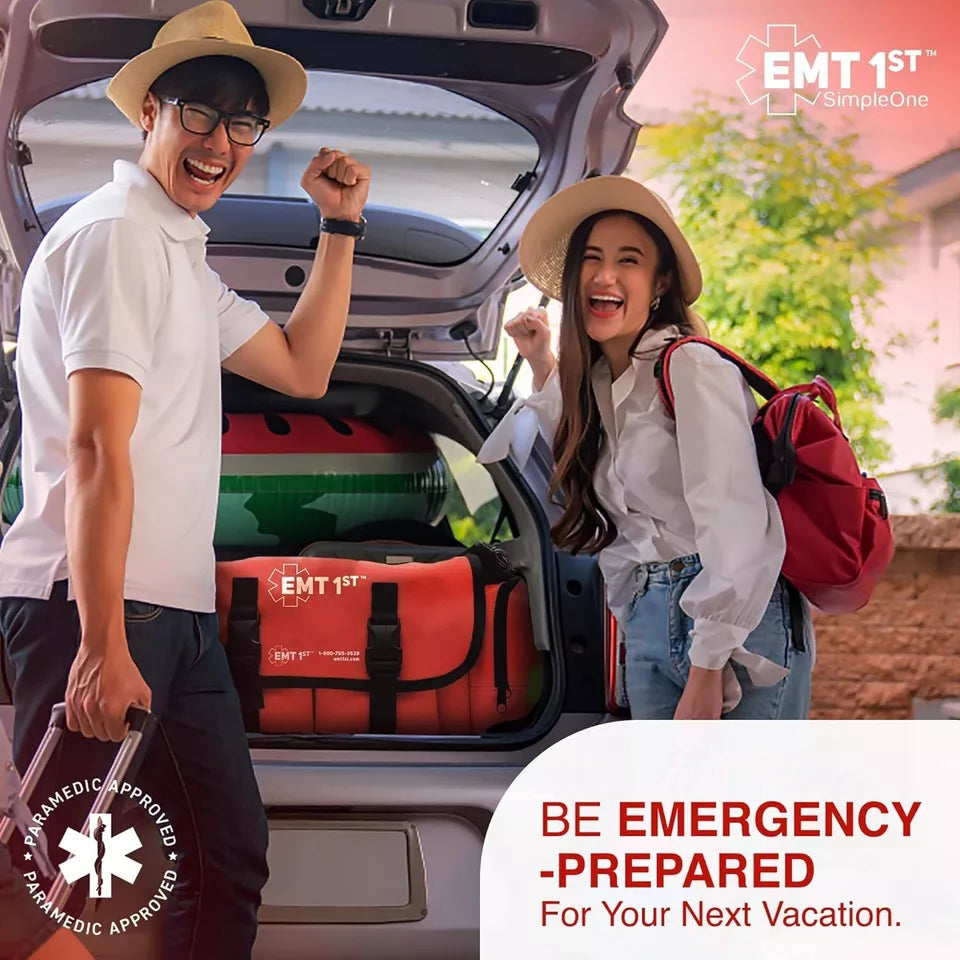 1st Emergency Responder First Aid Kit | Medical Trauma Bag for Disaster Prep